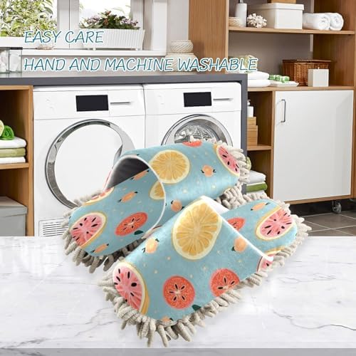 Bulletgxll Mopping Slippers with Microfiber L