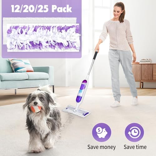 12PCS Hofosi Swiffer Power Mop Pad Refills