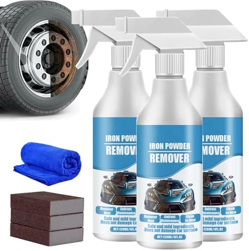 Guhfkpa Car Rust Iron Particle Remover Spray