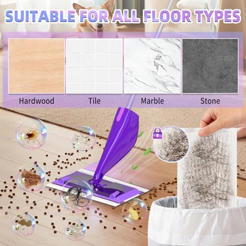 60 Count Disposable Wetjet Pads Refill for Swiffer Wet Jet Mop