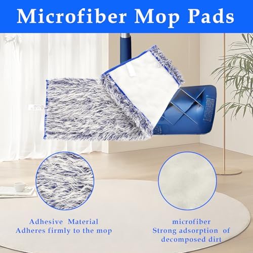 STARVAST 10 Pack Microfiber Mop Pads for Hardwood Floors