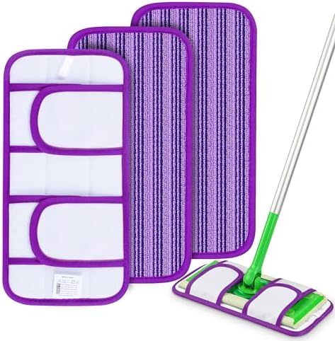 Reusable Mop Pads for Swiffer Sweeper Mops 3 Pack
