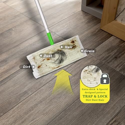 UKEENOR 50 Count Dry Mop Refills 78x118 Inch Extra Thick