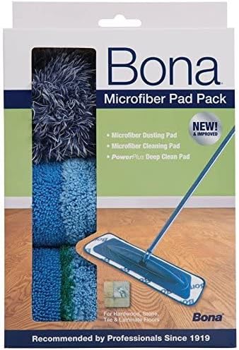 Bona 165 in L Microfiber Mop Pad 3 pk 1