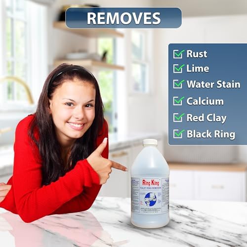 Ring King Toilet Bowl Cleaner Liquid 64oz Pack Of 6