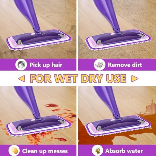 7-Pack Reusable Mop Pads for Swiffer WetJet 12 Spray Mop