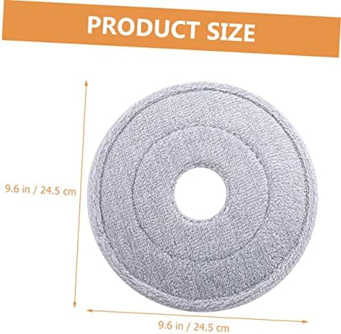 2pcs Round Mop Head Refill - Soft and Absorbent