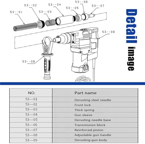 110V Electric Needle Derusting Machine 1100W