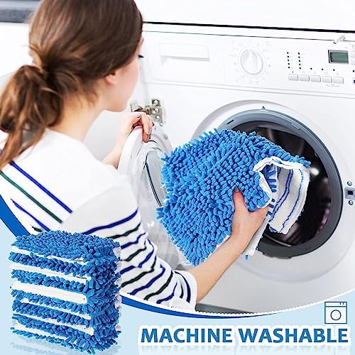 Chengu 12-Piece Microfiber Flip Mop Refills Replacement Heads