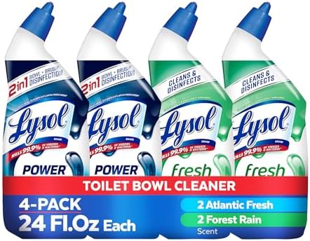 Lysol Toilet Bowl Cleaner 24 oz Clinging Gel Max Strength