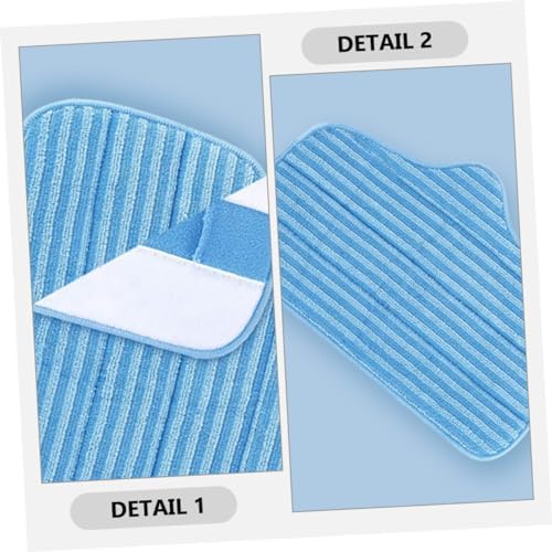 2pcs Reusable Microfiber Mop Pads for Hardwood Floors