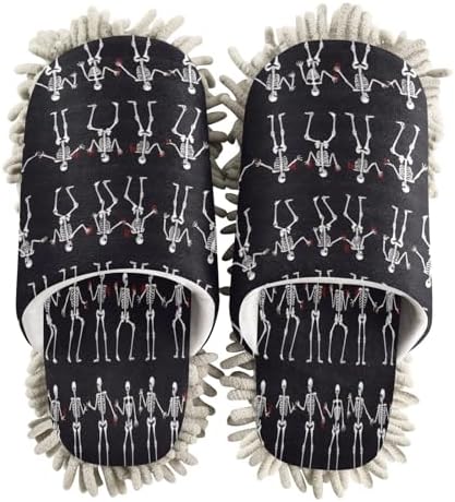 Bulletgxll Mopping Slippers with Microfiber Wipes