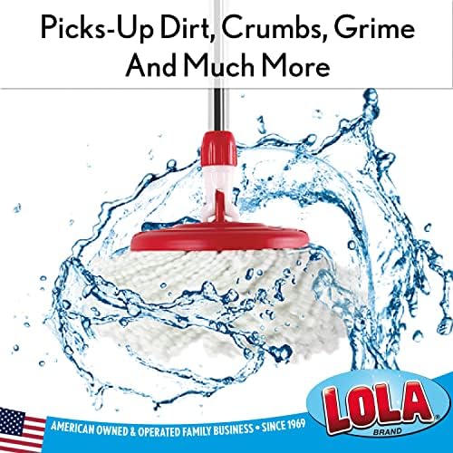 Lola Products Revolution Microfiber Spin Mop Refill
