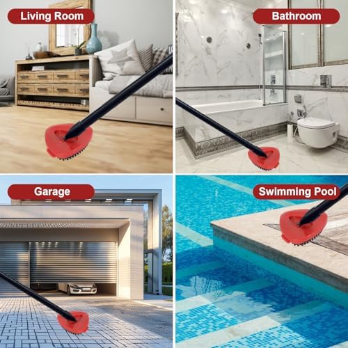 4 Pack Scrubber Mop Heads for O Cedar 1 Tank System