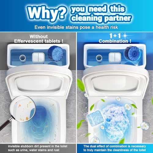 Nunemosk 18 Pack Toilet Bowl Cleaner Tablets 1