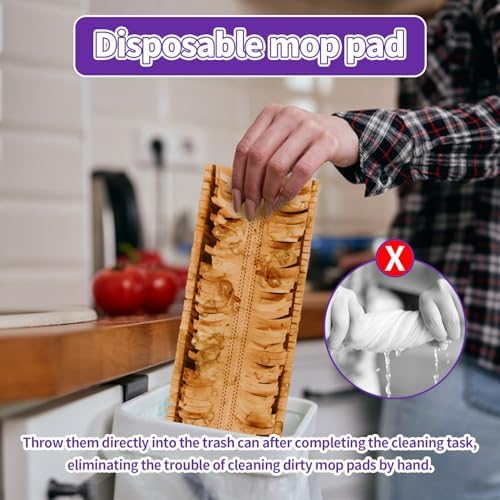 10 Pack ZHAYAO Swiffer Power Mop Refills Unscented Multi-Surface Mopping Pads