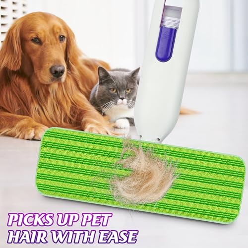 PAPCLEAN Microfiber PowerMop Pads 5 Pack Reusable