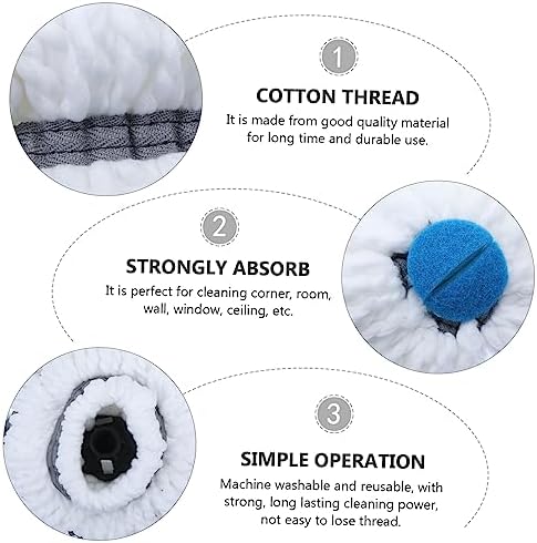 Water Absorption Mop Head Replacement for Home and Office Use
