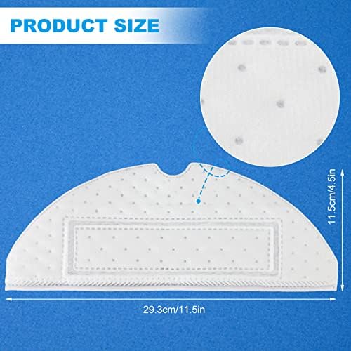 Pilipane 20Pcs Replacement Mop Pads for ro2borock S7 T7S Ultra