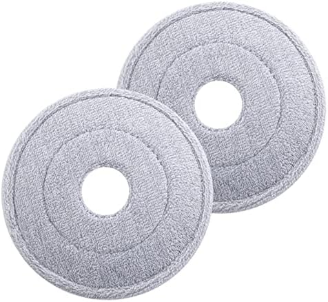 2pcs Round Mop Head Refill - Soft and Absorbent