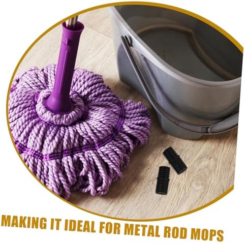 2pcs Threaded Handle Tip Adapter for Mops and Brooms 1