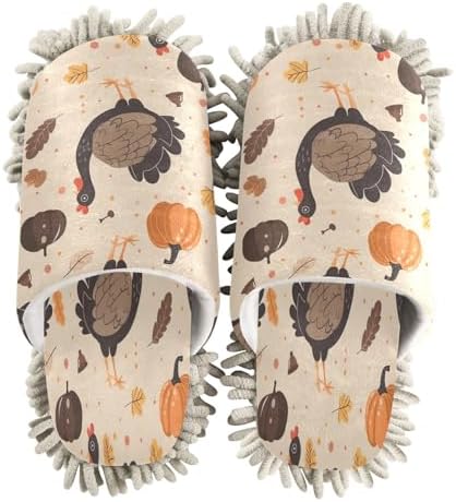 Zhirexin Mop Slippers for Home Cleaning