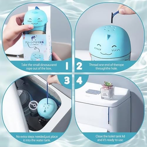 Magic Toilet Cleaning Bottle - 1 Pack Green