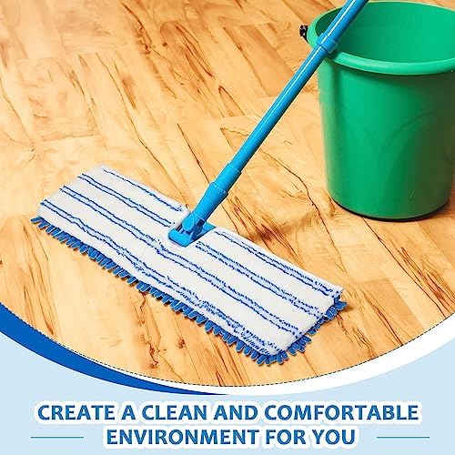 Chengu 12-Piece Microfiber Flip Mop Refills Replacement Heads