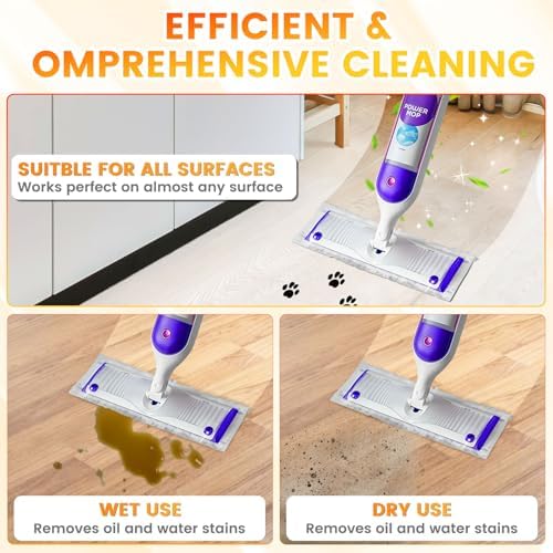 15 Count Swiffer PowerMop Refill Pads for Multi-Surface Cleaning