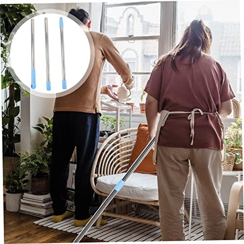 Ipetboom 1set Detachable Stainless Steel Mop Rod Replacement