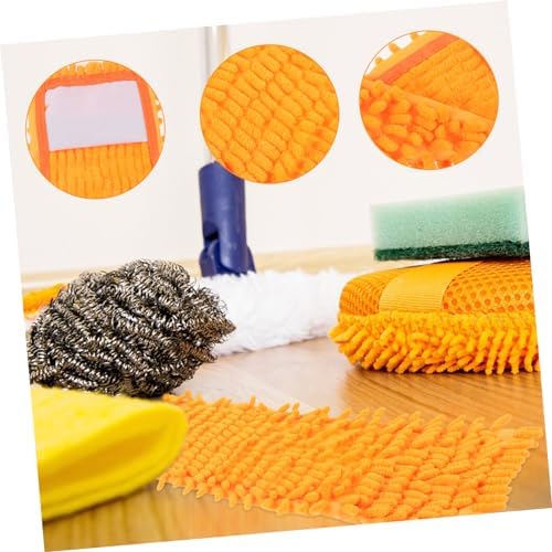 6pcs Water Absorption Mop Cloth Replacement for Home Use
