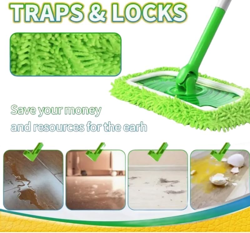 8Pcs Microfiber Mop Pads for Swiffer Sweeper