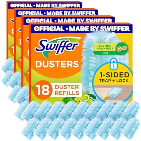 Swiffer Dusters Multi-Surface Refills Gain Scent 18 Count Pack of 4