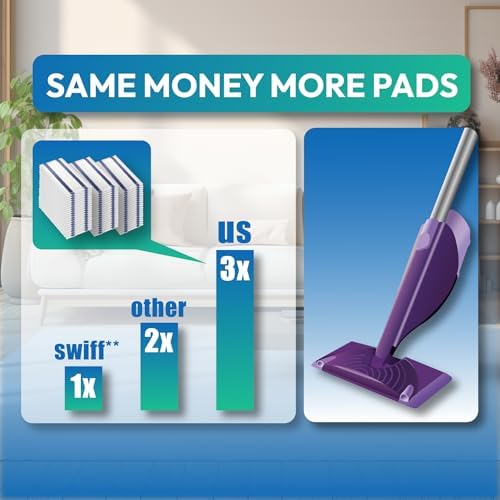 40 Count Swiffer WetJet Mopping Pad Refills - Thick Durable