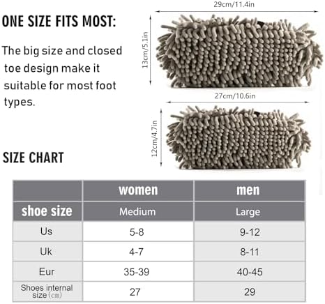 FLildon Microfiber Mop Slippers for Kitchen Floor Cleaning