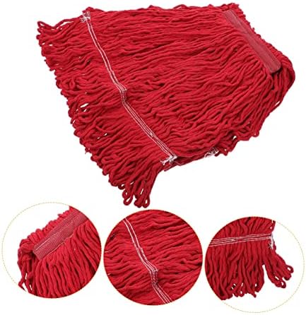 PACKOVE Cotton Yarn Mop Head Replacement Reusable No Lint