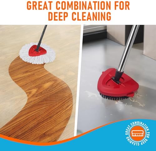 BywoBywo Upgraded Scrub Brush 7 Pack for O-Cedar EasyWring