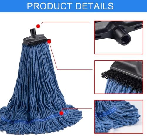 Matthew Heavy Duty Mop Head Replacement Pack of 6