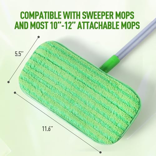 MABUBU 6 Pack Reusable Mop Pads for Swiffer WetJet and Sweeper Mops