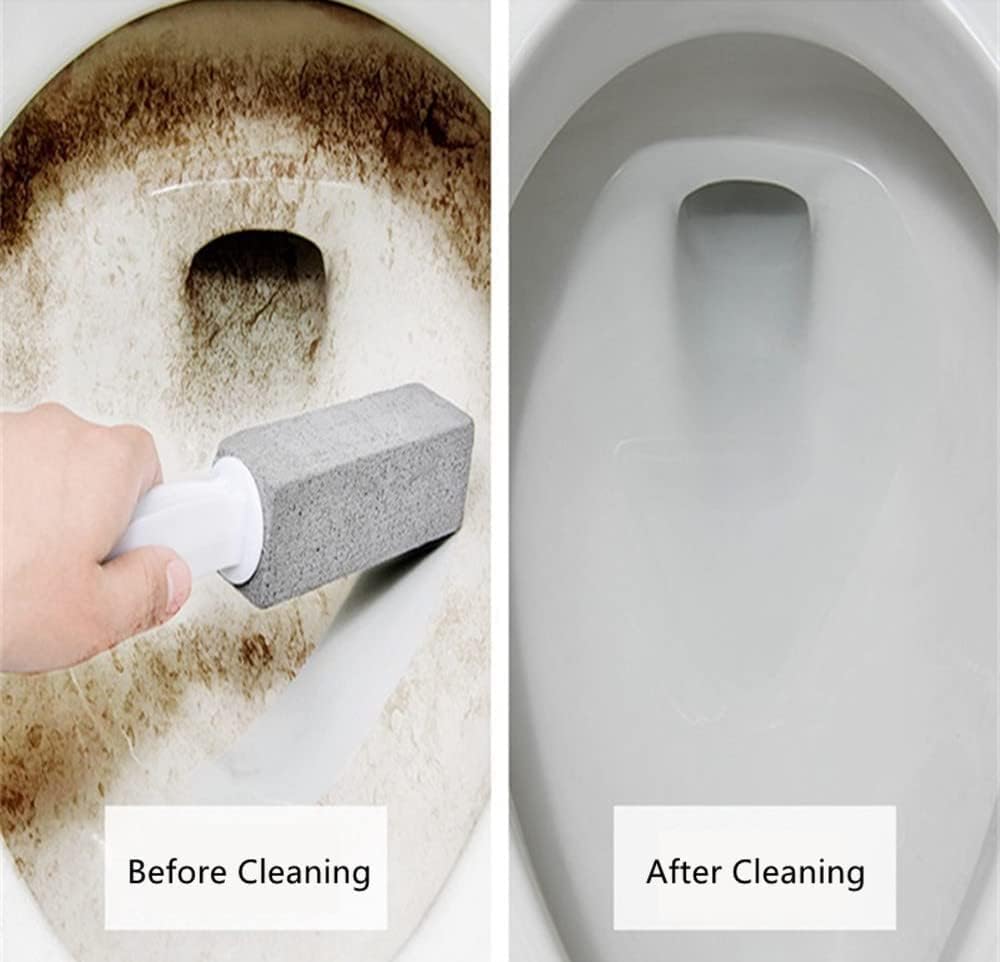 DISIWENE Pumice Stone Toilet Cleaner with Handle 1