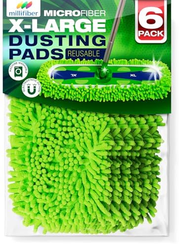 Millifiber X-Large Dust Mop Refill 6 Pack - Pet Friendly