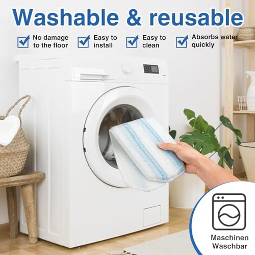 LAIZAA Mop Pads Replacements for O-Cedar H2prO Mop System 4 Pack