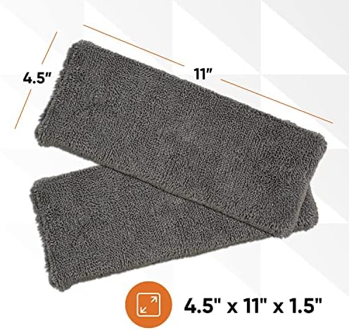 Superio Microfiber Mop Head Replacement - Durable Washable Reusable