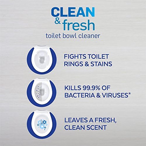 Lysol Bleach Free Toilet Bowl Cleaner 24 oz Pack of 4 1