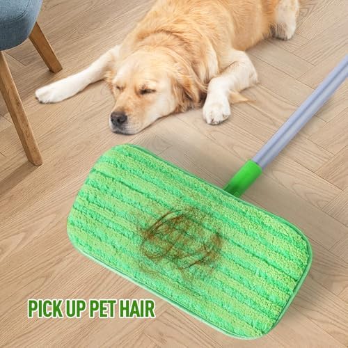MABUBU 6 Pack Reusable Mop Pads for Swiffer WetJet and Sweeper Mops