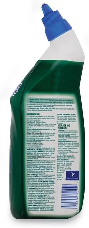 Lysol Bleach Toilet Bowl Cleaner 216oz 9X24oz 10X Strength