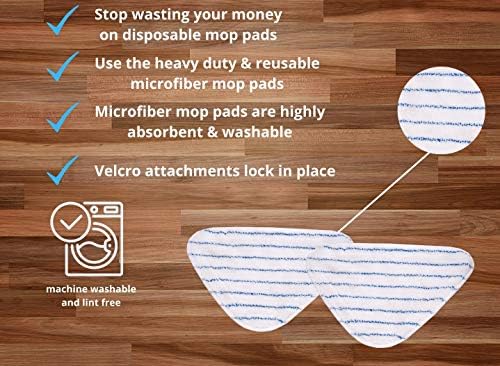 True Tidy Microfiber Mop Pad Refill 2-Pack