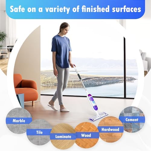 4 Pack Reusable Swiffer Power Mop Pad Refills