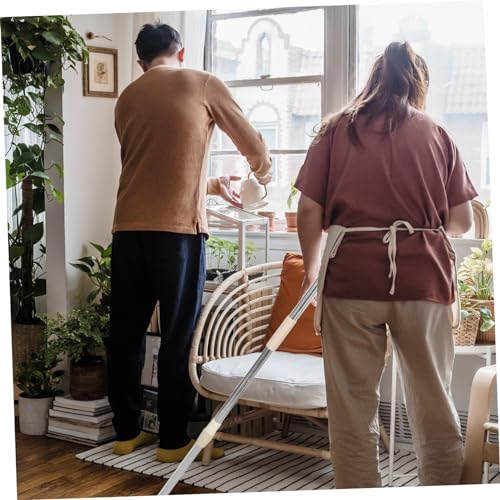 Detachable Rotary Mop Pole with Reinforced Stainless Steel Handle