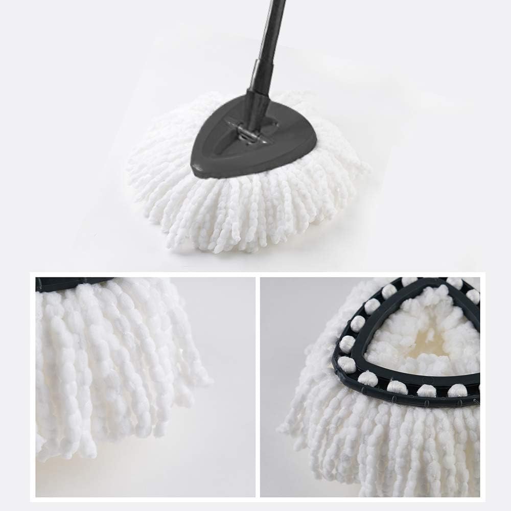 6 Pack Spin Mop Replacement Heads Microfiber